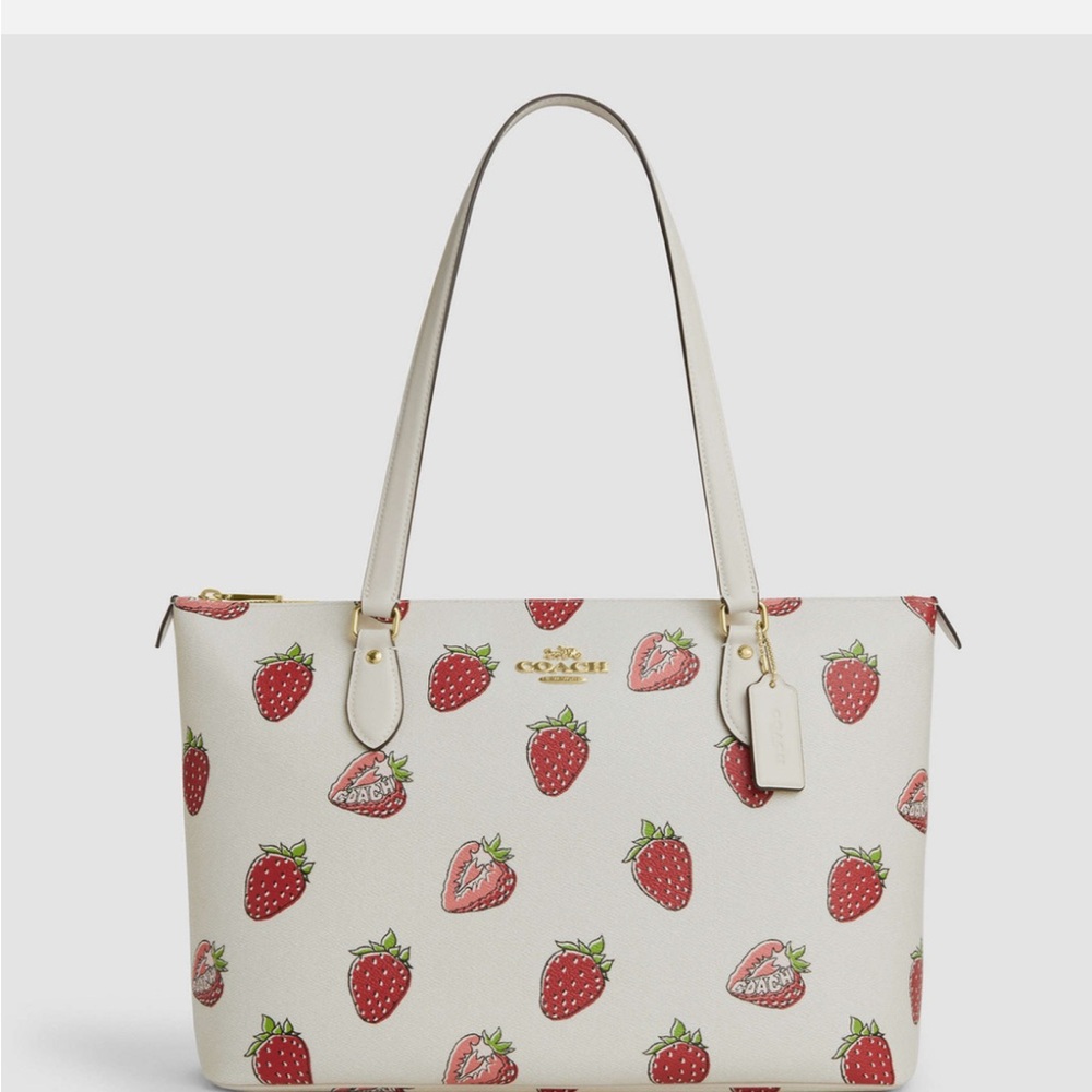 Coach “Strawberries & Cream” Tote